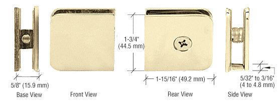 CRL Oversized Fixed Panel U-Clamp