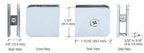 CRL Oversized Fixed Panel U-Clamp