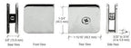 CRL Oversized Fixed Panel U-Clamp