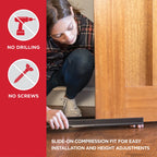 Vinyl CINCH® U-Shape Slide-On Under Door Seal