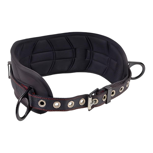 Kapture - Padded Waist Belt - 2 Work Positioning Side D-Rings - Removable Tool Belt