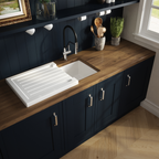 Rene Fireclay Sink Drainer with Tray - 545mm x 467mm
