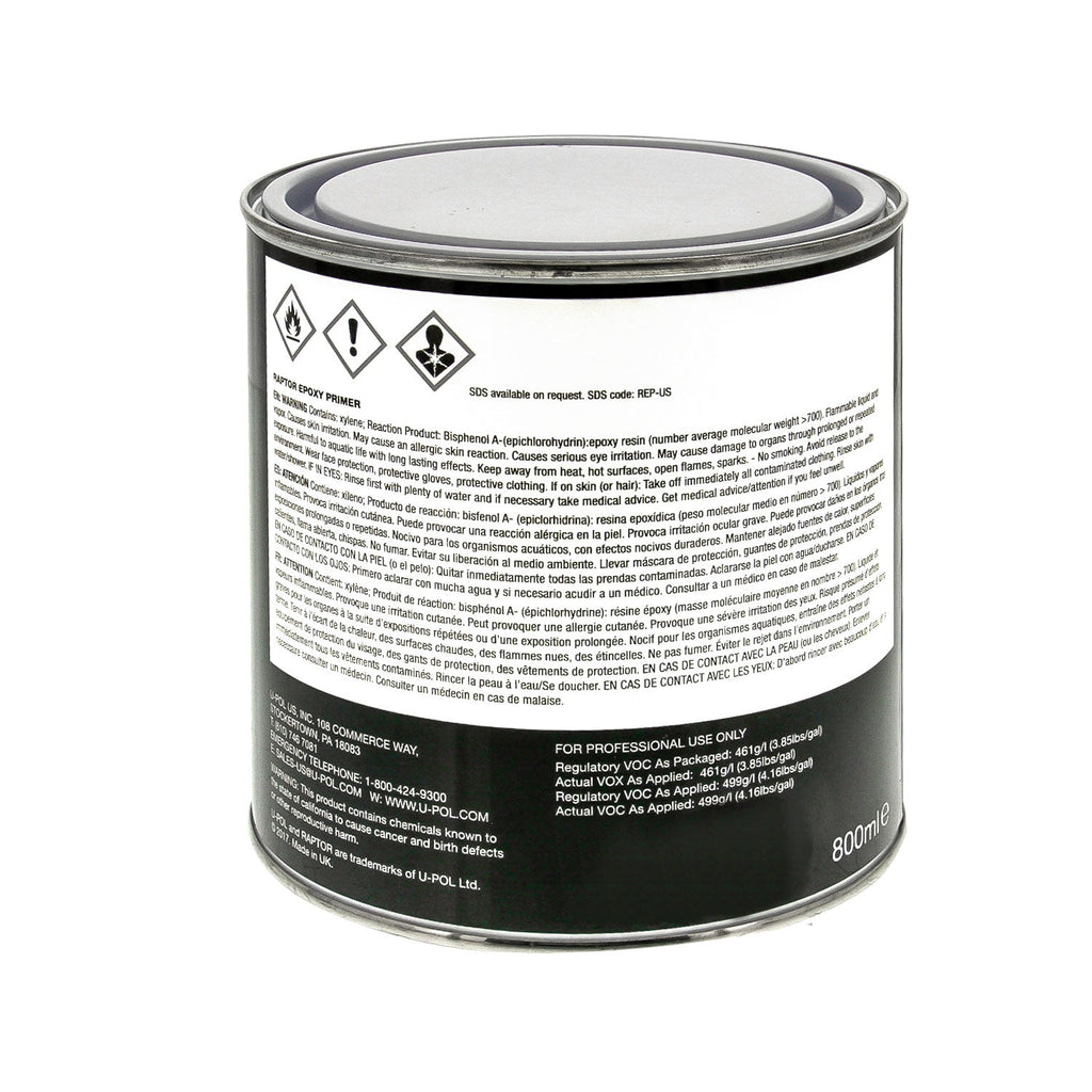 U-POL Raptor 4:1 Anti-Corrosive Epoxy Primer 1L Kit