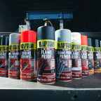 Flameproof Automotive Body Paint, Professional Grade, Extra Tough Protective Spray Paint For High Heat, Satin Clear