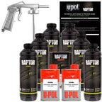 Tintable - U-POL Urethane Spray-On Truck Bed Liner Kit with included Spray Gun, 6 Quarts