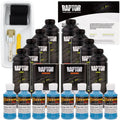 Safety Blue - U-POL Urethane Roll-On Truck Bed Liner Kit with included Roller, Tray & Brush, 8 Quarts