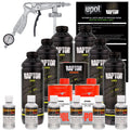 Bright Silver - U-POL Urethane Spray-On Truck Bed Liner Kit with included Spray Gun, 6 Quarts