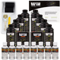 Bright Silver - U-POL Urethane Roll-On Truck Bed Liner Kit with included Roller, Tray & Brush, 8 Quarts