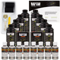 Pewter Metallic - U-POL Urethane Roll-On Truck Bed Liner Kit with included Roller, Tray & Brush, 8 Quarts