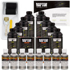 Pewter Metallic - U-POL Urethane Roll-On Truck Bed Liner Kit with included Roller, Tray & Brush, 8 Quarts