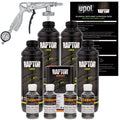 Charcoal Metallic - U-POL Urethane Spray-On Truck Bed Liner Kit with included Spray Gun, 4 Quarts
