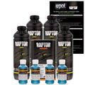 Blue Metallic - U-POL Urethane Spray-On Truck Bed Liner & Texture Coating, 4 Quarts