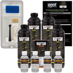 Dove Gray - U-POL Urethane Roll-On Truck Bed Liner Kit with included Roller, Tray & Brush, 4 Quarts