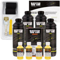 Safety Yellow - U-POL Urethane Roll-On Truck Bed Liner Kit with included Roller, Tray & Brush, 4 Quarts