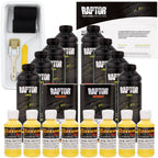 Safety Yellow - U-POL Urethane Roll-On Truck Bed Liner Kit with included Roller, Tray & Brush, 8 Quarts