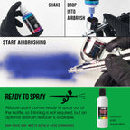 Grass Green, Opaque Acrylic Airbrush Paint, 1 oz. Ready to Spray