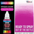 Hot Pink, Opaque Acrylic Airbrush Paint, 1 oz. Ready to Spray