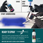 Phthalo Green, Opaque Acrylic Airbrush Paint, 1 oz. Ready to Spray