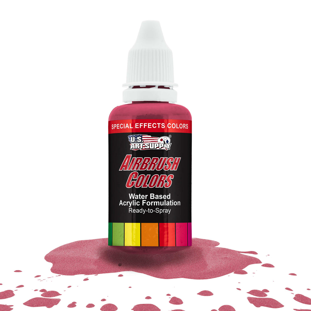 Red Pearl, Pearlized Special Effects Acrylic Airbrush Paint, 1 oz. Ready to Spray