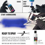 White, Transparent Acrylic Airbrush Paint, 1 oz. Ready to Spray
