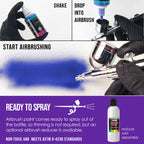 Deep Purple, Transparent Acrylic Airbrush Paint, 1 oz. Ready to Spray