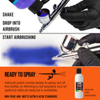 Orange, Transparent Acrylic Airbrush Paint, 8 oz. Ready to Spray