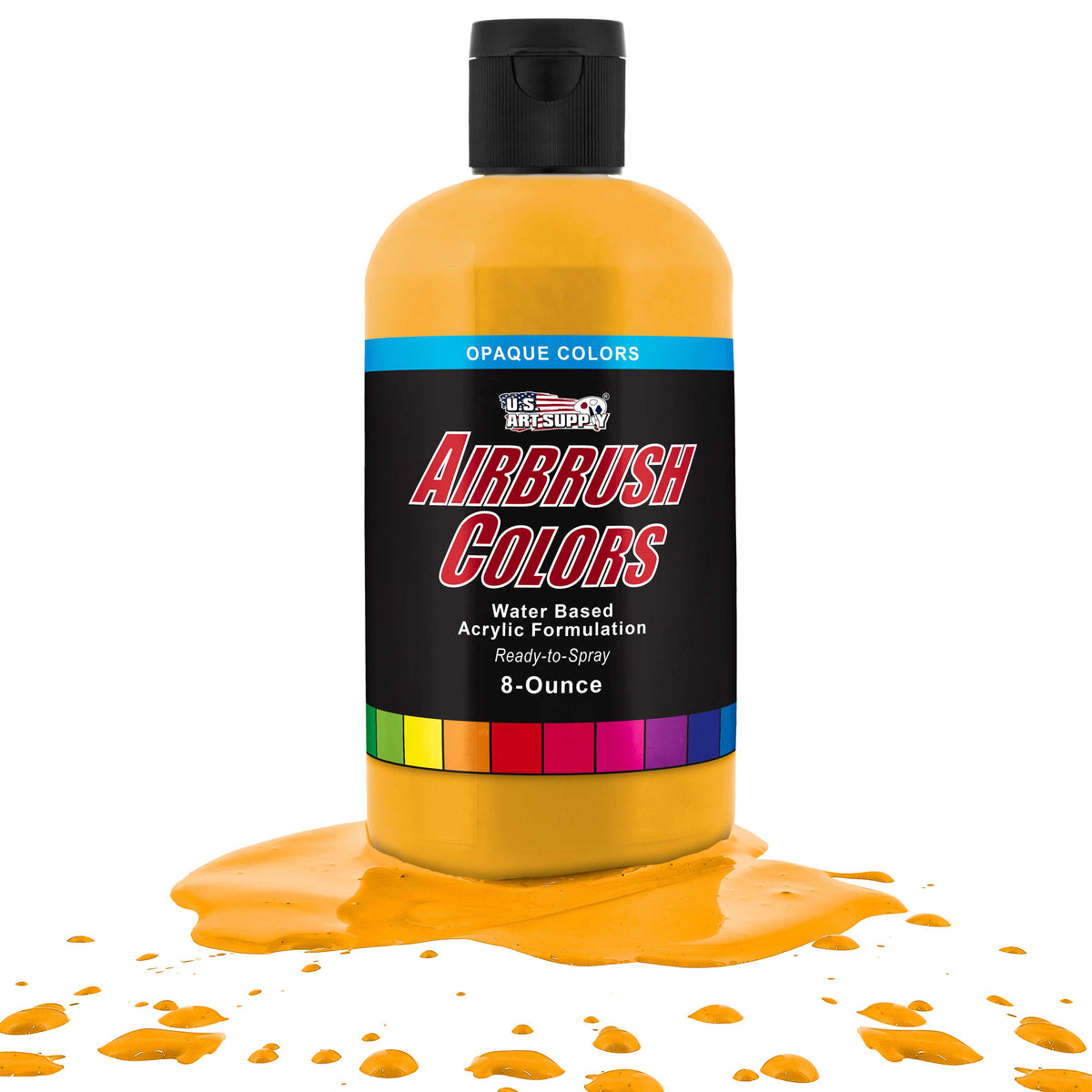 Canary Yellow, Opaque Acrylic Airbrush Paint, 8 oz. Ready to Spray