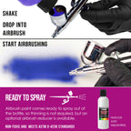 Magenta, Opaque Acrylic Airbrush Paint, 8 oz. Ready to Spray