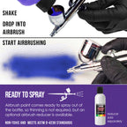 Purple Pearl, Pearlized Acrylic Special Effects Airbrush Paint, 8 oz. Ready to Spray