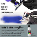 Silver Pearl, Pearlized Acrylic Special Effects Airbrush Paint, 8 oz. Ready to Spray