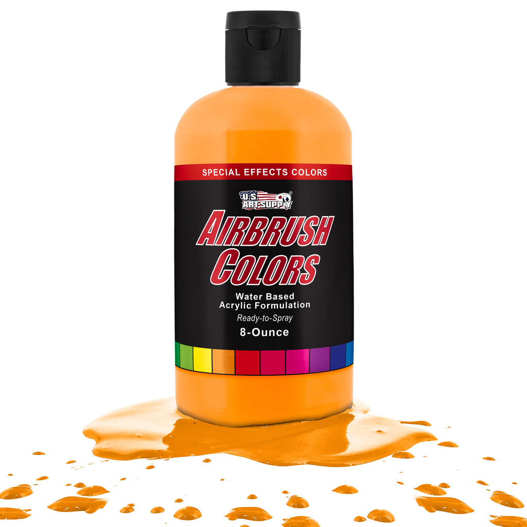 Neon Yellow, Acrylic Special Effects Airbrush Paint, 8 oz. Ready to Spray