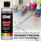 Airbrush Flow Improver, 8-Ounce Bottle - Additive to Improve Acrylic Paint Flow, Reduce Clogs, Paint Wetting, Thinner - Artist Tool