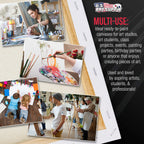 12 x 16 inch Gallery Depth 1-1/2" Profile Stretched Canvas, 3-Pack - 12-Ounce Acrylic Gesso Triple Primed, Professional Artist Quality, 100% Cotton - Acrylic Pouring, Oil Painting