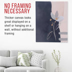 X-Large Stretched Canvas for Painting 30x40 inch Gallery Depth 1-1/2" Thick, 2-Pack - 12oz Acrylic Gesso Triple Primed, Professional Artist Quality, 100% Cotton - Oil, Pouring Paint