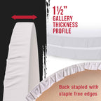 36 Inch Diameter Round Gallery 12 Ounce Primed Gesso Professional Quality Acid-Free Stretched Canvas (Pack of 2)