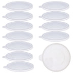 Pouring Masters 12-Pack Mixing Cup Lids for 20 Oz (600ml) Graduated Plastic Measuring Cup Lids - Storage Seal Top for Pouring Masters Automotive Paint Mixing Cups, Epoxy Resin, Art Supplies