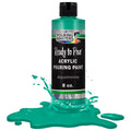 Pouring Masters Aquamarine Ready to Pour Acrylic Pouring Paint - Premium 8-Ounce Pre-Mixed Fluid Acrylic Paint - Fluid Art Supplies for Canvas, Wood, Paper, Tile & Rocks
