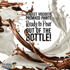 Pouring Masters Copper Penny Metallic Ready to Pour Acrylic Pouring Paint - Premium 64-Ounce Pre-Mixed Fluid Acrylic Paint - Fluid Art Supplies for Canvas, Wood, Paper, Tile & Rocks