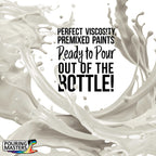 Pouring Masters Bone White Ready to Pour Acrylic Pouring Paint - Premium 8-Ounce Pre-Mixed Fluid Acrylic Paint - Fluid Art Supplies for Canvas, Wood, Paper, Tile & Rocks