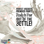 Pouring Masters Red Interference Pearl Special Effects Acrylic Pouring Paint - Premium 32-Ounce Pre-Mixed Fluid Acrylic Paint - Fluid Art Supplies for Canvas, Wood, Paper, Tile & Rocks