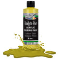 Pouring Masters Lemon Zest Metallic Pearl Ready to Pour Acrylic Pouring Paint - Premium 8-Ounce Pre-Mixed Fluid Acrylic Paint - Fluid Art Supplies for Canvas, Wood, Paper, Tile & Rocks