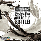 Pouring Masters Antique Bronze Metallic Pearl Ready to Pour Acrylic Pouring Paint - Premium 64-Ounce Pre-Mixed Fluid Acrylic Paint - Fluid Art Supplies for Canvas, Wood, Paper, Tile & Rocks