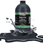 Pouring Masters Gunmetal Gray Metallic Pearl Ready to Pour Acrylic Pouring Paint - Premium 32-Ounce Pre-Mixed Fluid Acrylic Paint - Fluid Art Supplies for Canvas, Wood, Paper, Tile & Rocks