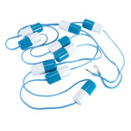 Swimming Pool Adjustable Length 16 to 20 Feet Safety Rope with Floating Buoys - Section Off Hazardous Areas, Dividing Lanes, Hooks