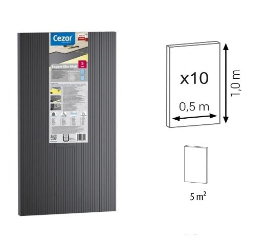 Laminate Flooring Underlay 5mm Thick - 5m2 Pack