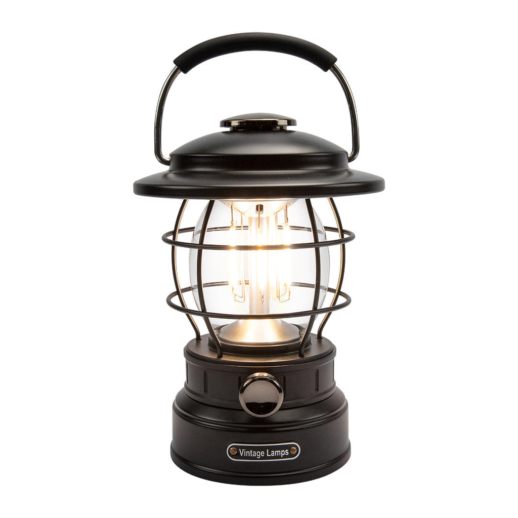 KickAss Vintage Camping Lantern - Black