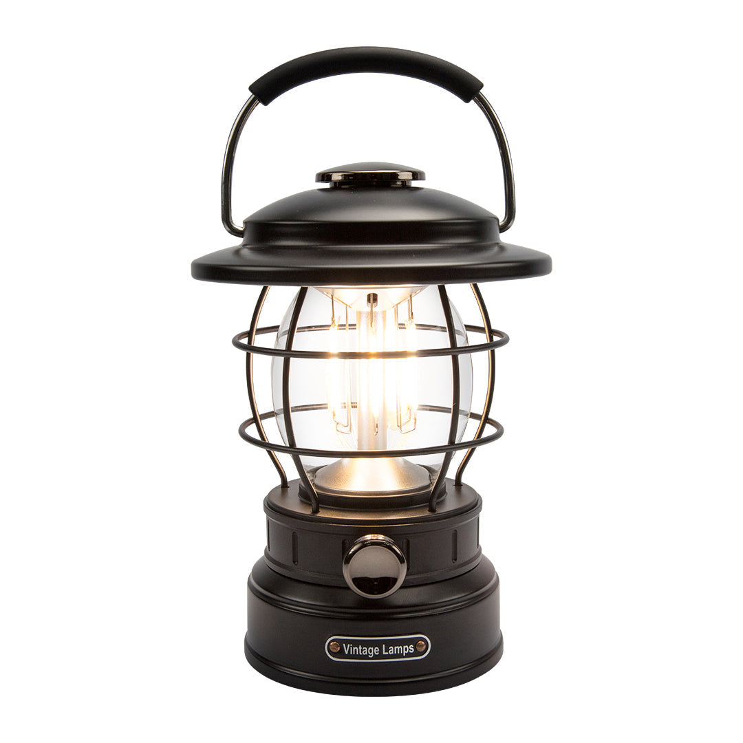 KickAss Vintage Camping Lantern - Black