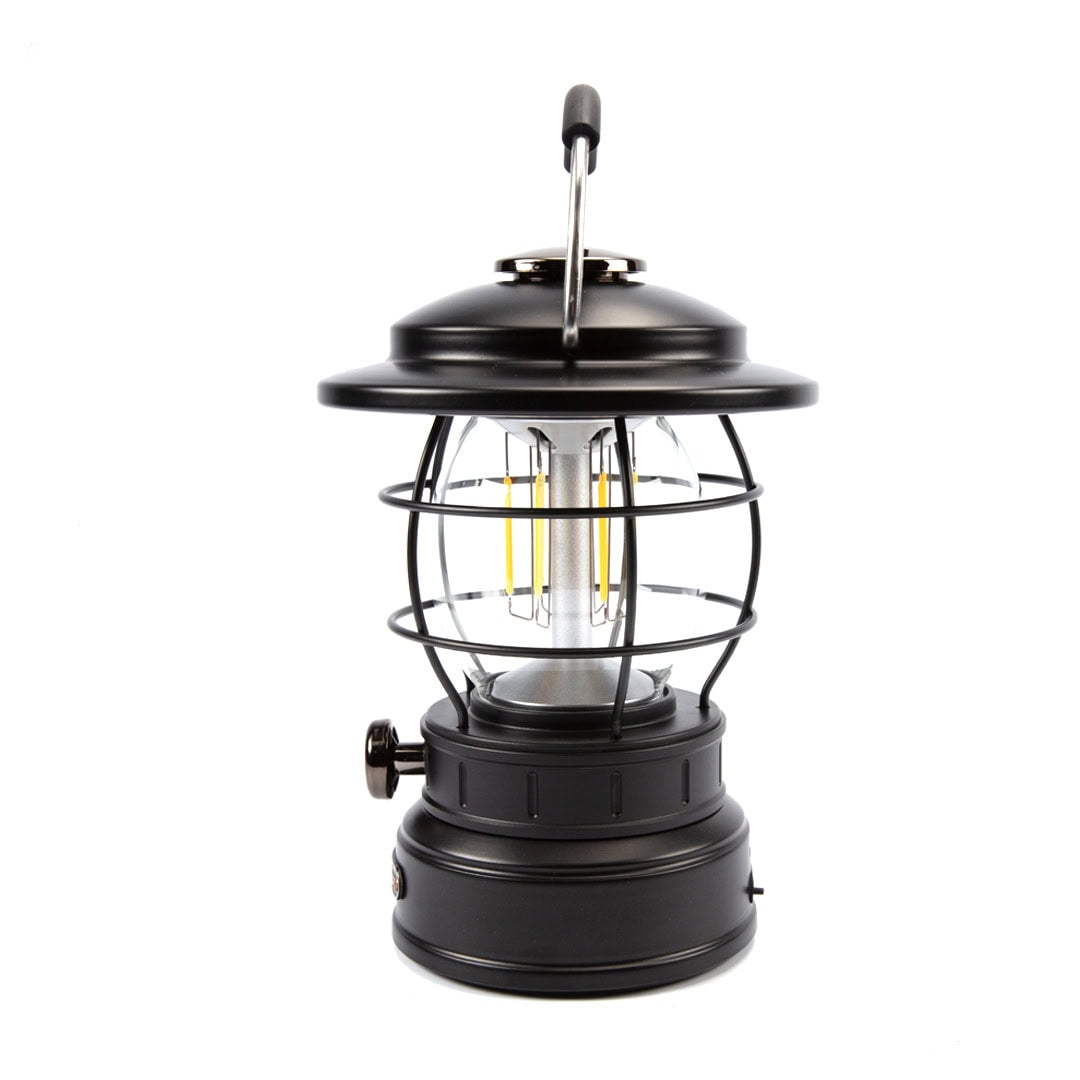 KickAss Vintage Camping Lantern - Black