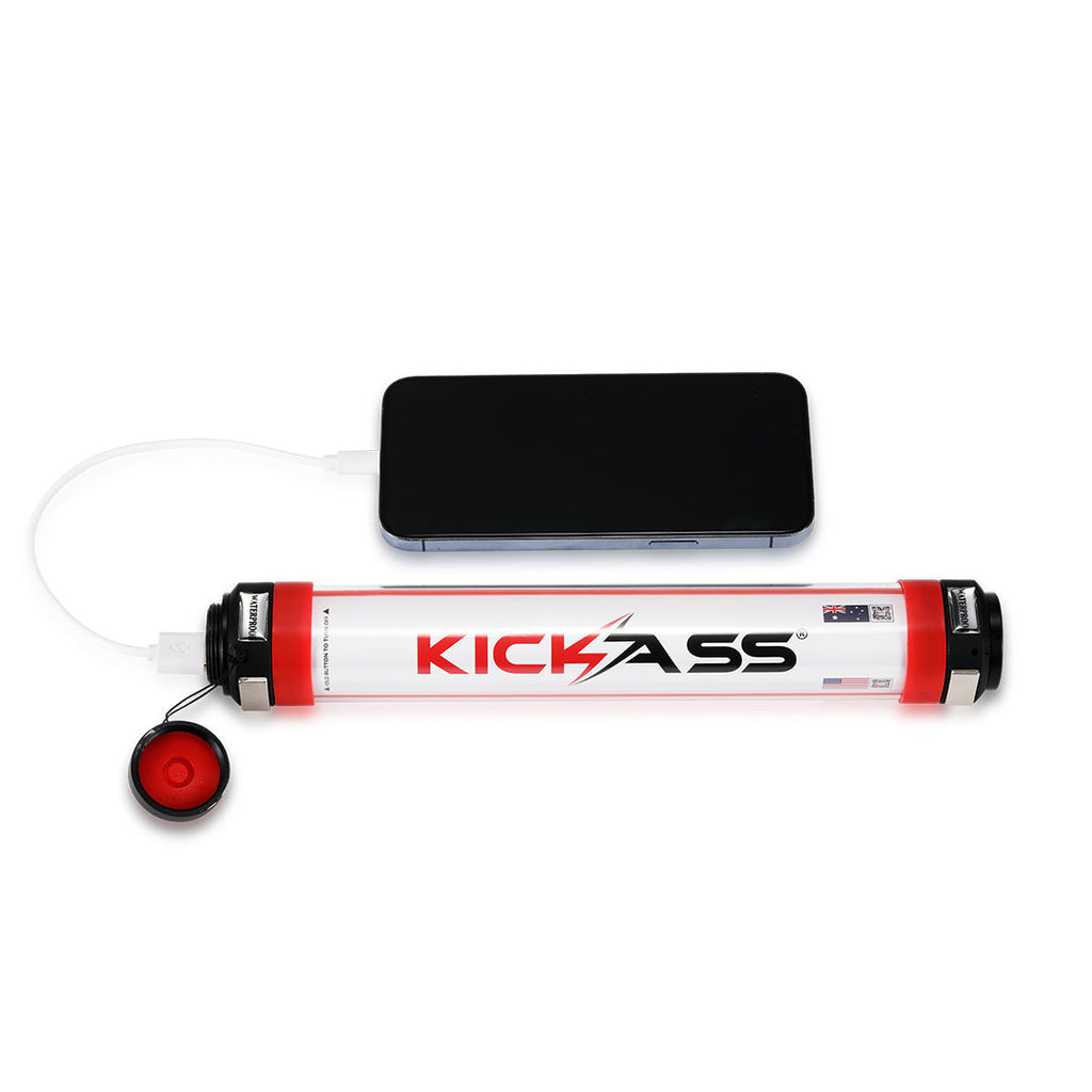KickAss Rechargeable LED Torch with Power Bank - Large