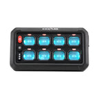 KickAss 12/24V 8 Gang Wireless Switch Panel with Magnetic Charging Cradle - MKII
